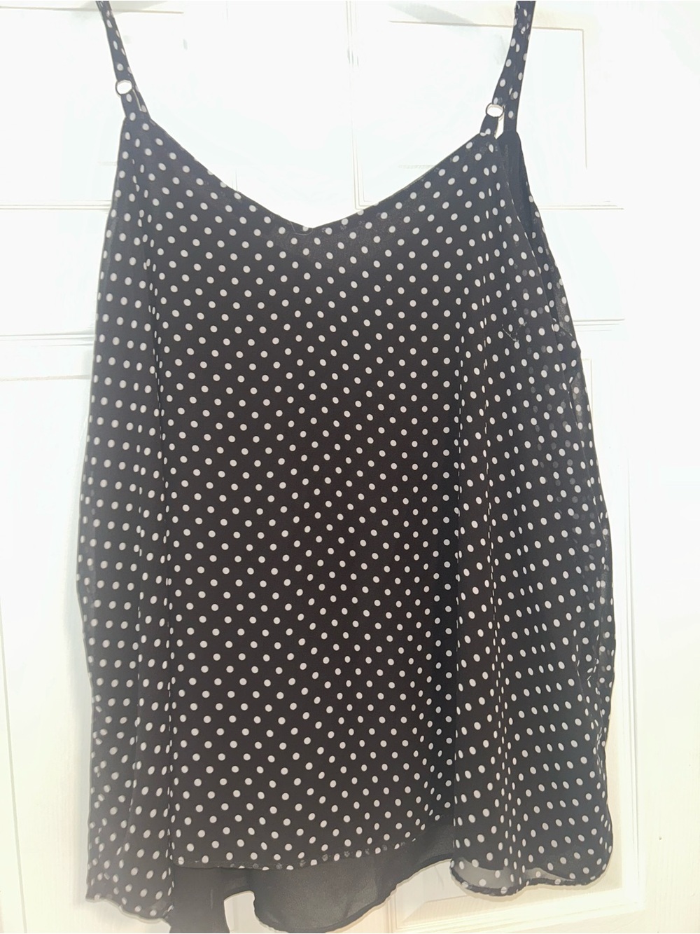 Torrid Black Polka Dot sleeveless shirt - Women's